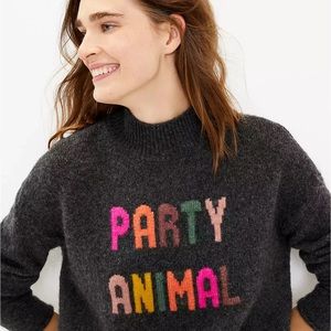 NWT Lou & Grey Party Animal Sweater